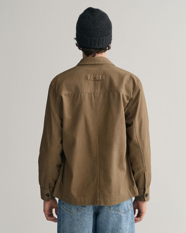 Sobrecamisa de sarga cepillada