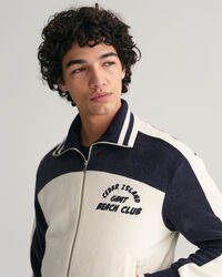 Chaqueta Terry Cloth con cremallera