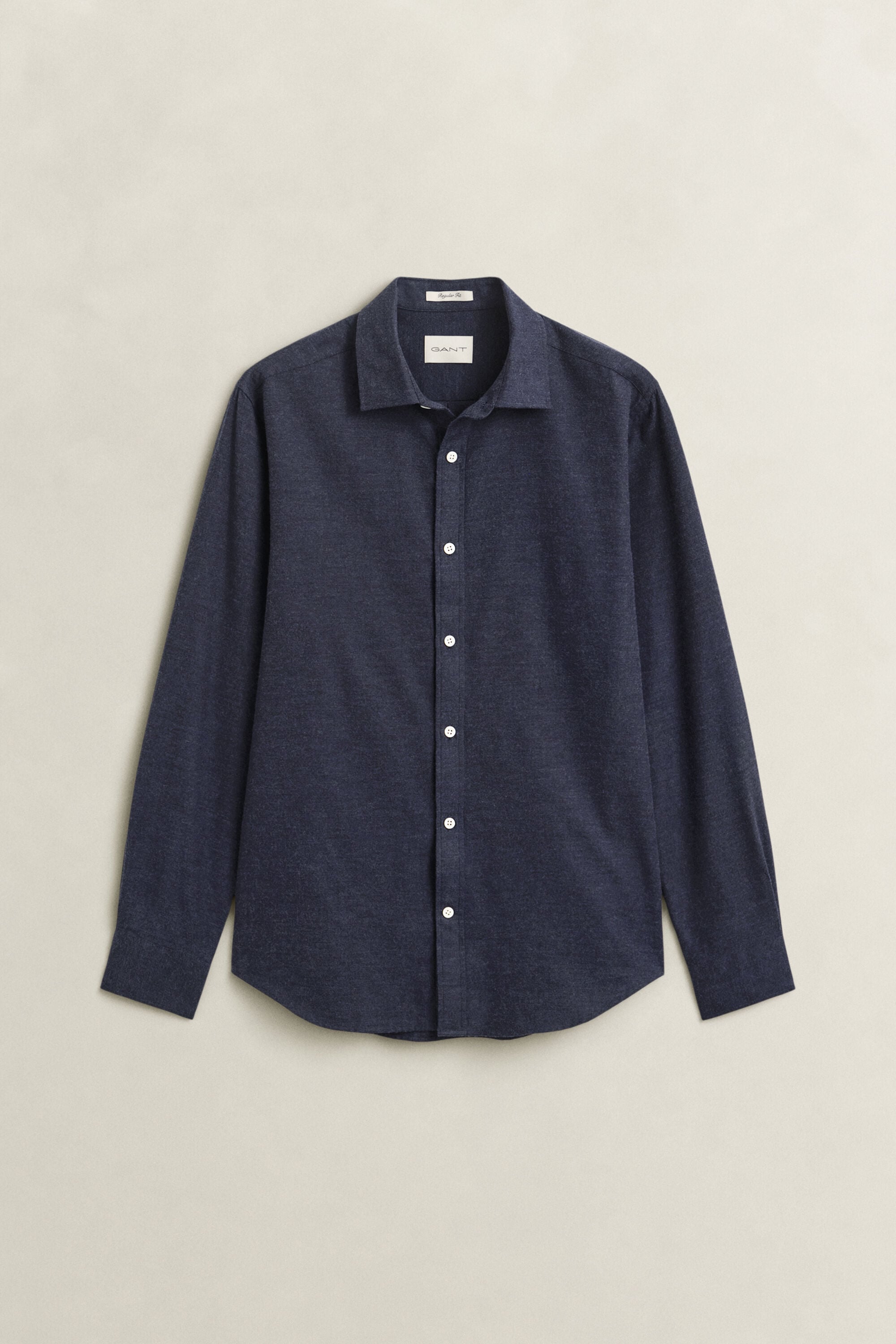 Camisa de franela jaspeada