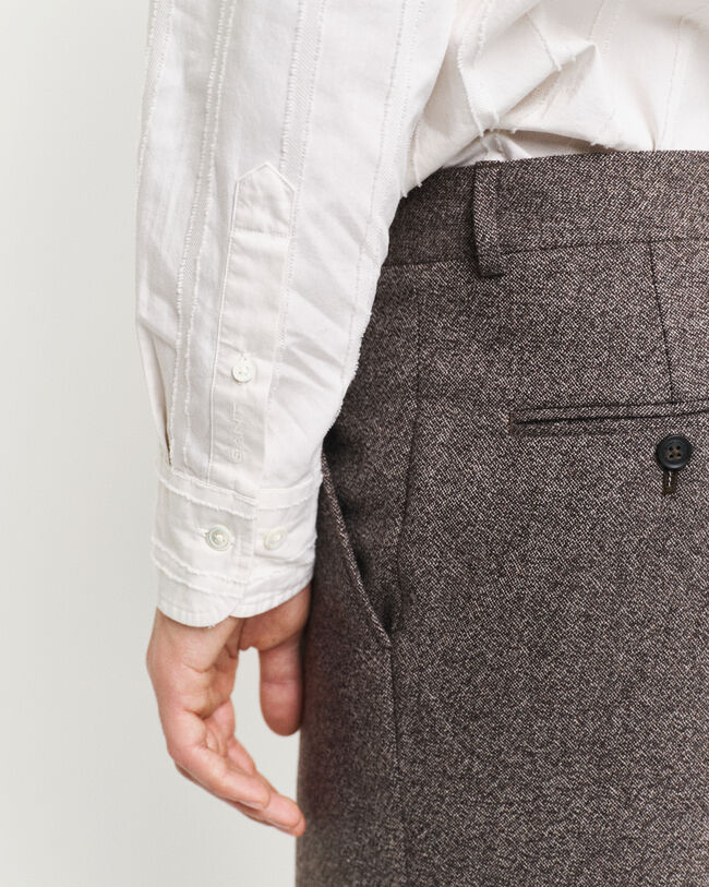 Camisa Relaxed Fit a rayas con textura