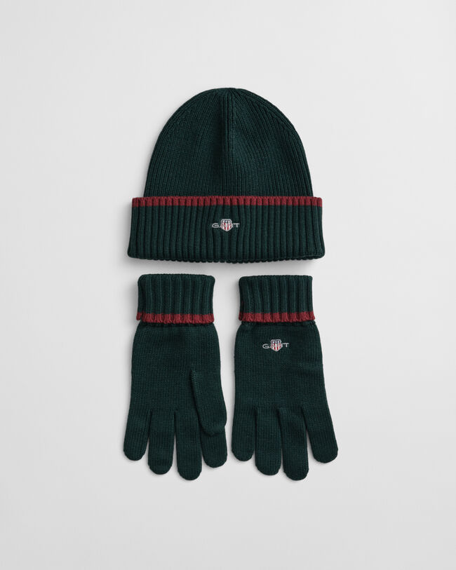Set de regalo básico con gorro y guantes