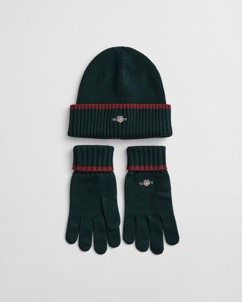 Set de regalo básico con gorro y guantes