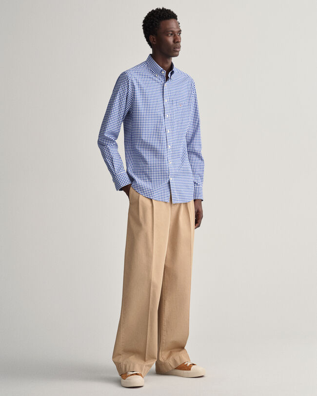 Camisa Regular Fit de velarte a cuadros Vichy