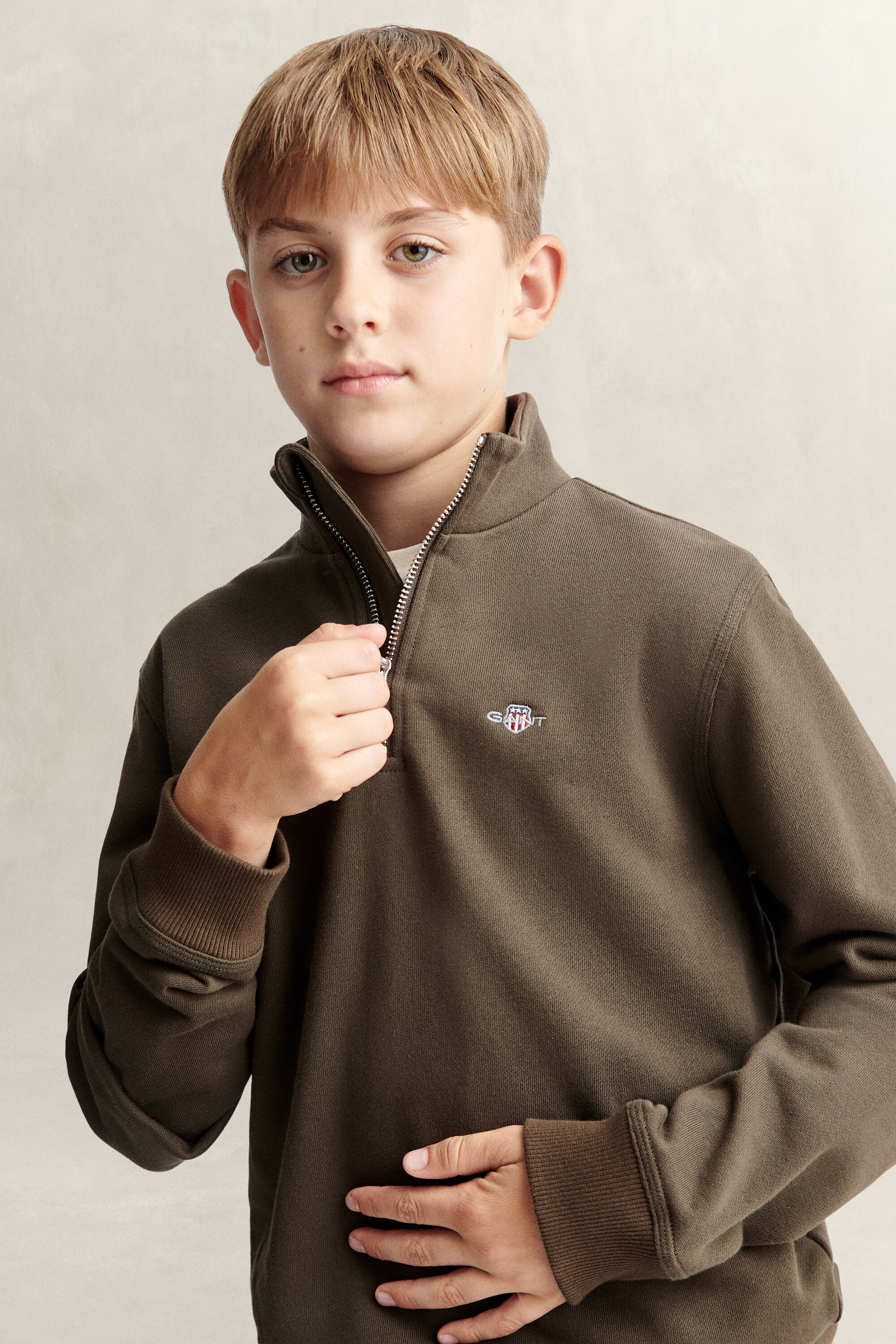 Sudadera Shield con media cremallera Teen Boys