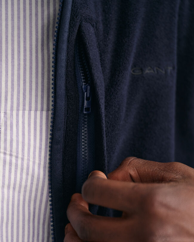 Chaqueta polar con cremallera