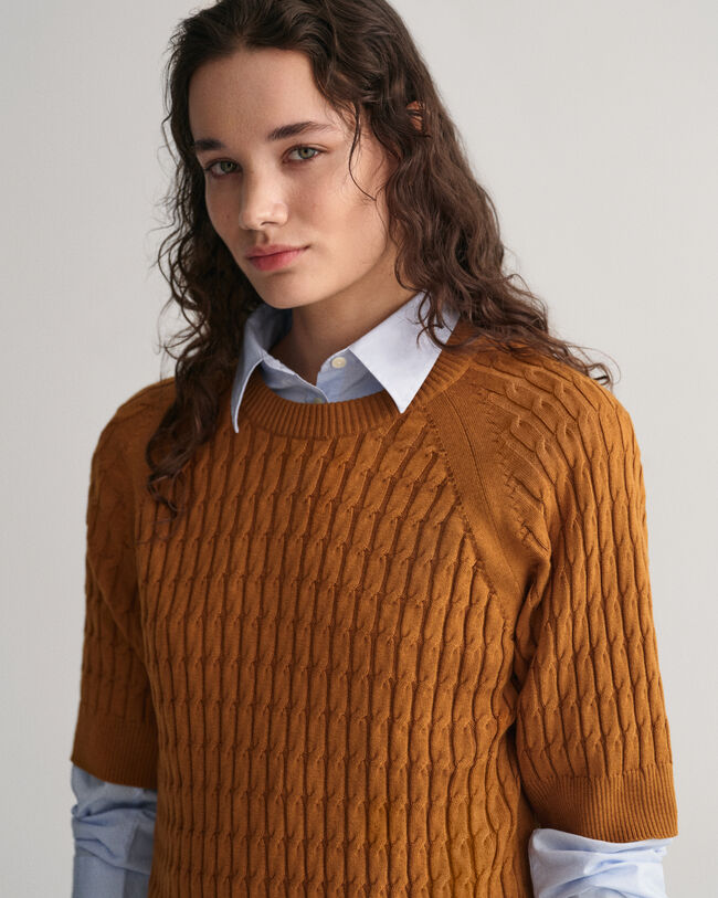 Jersey de punto de ochos y media manga