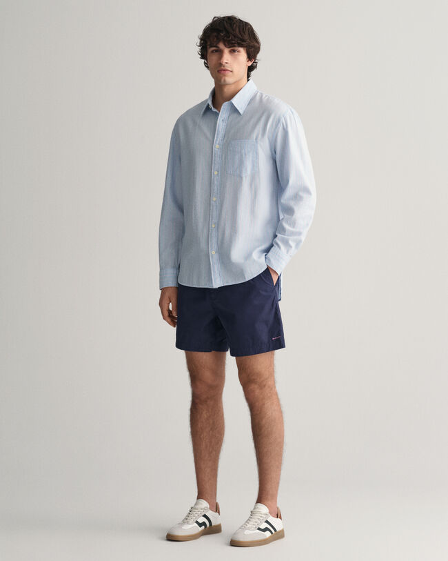 Pantalones cortos de algod&oacute;n con cord&oacute;n ajustable