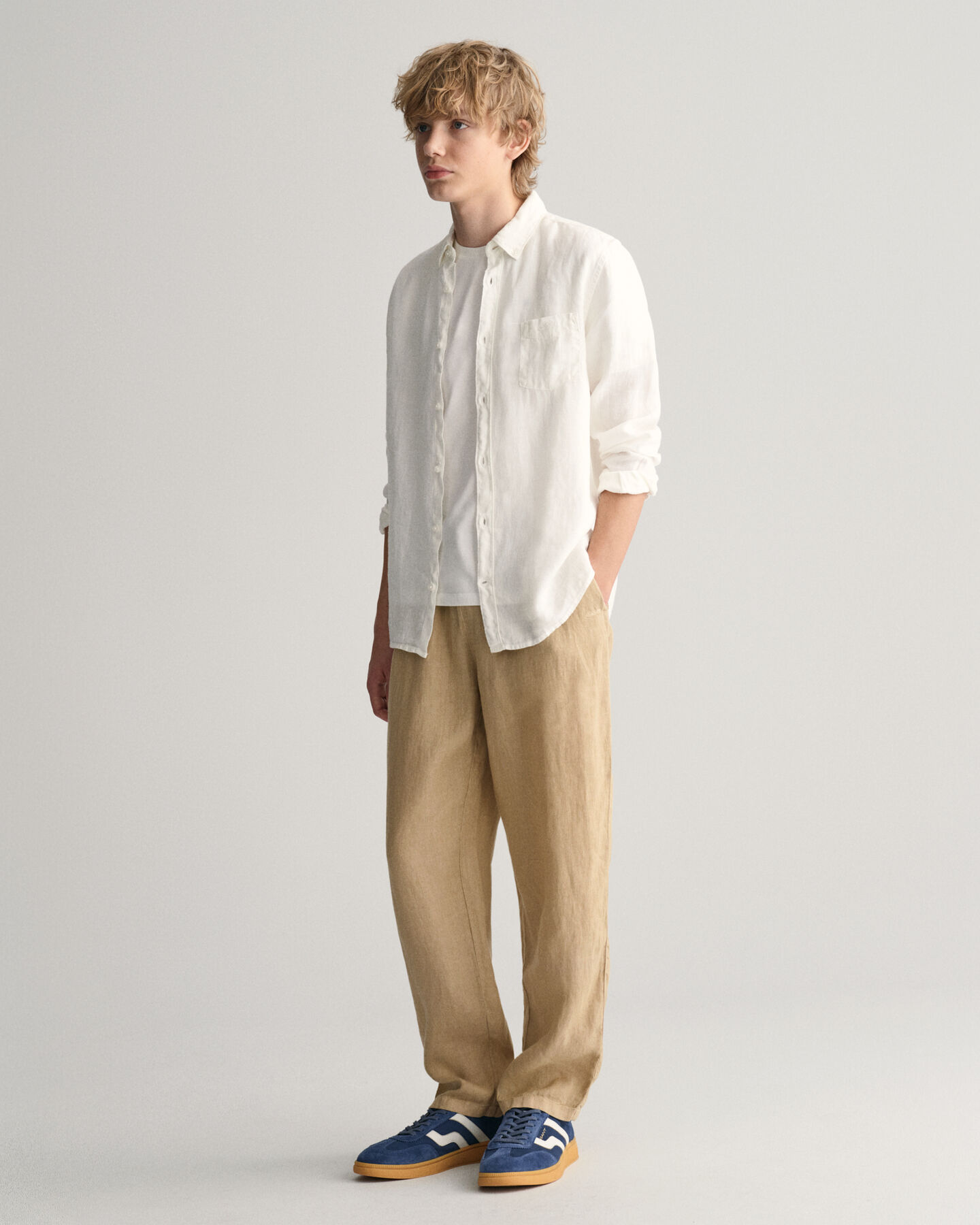 Camisa de lino Teens