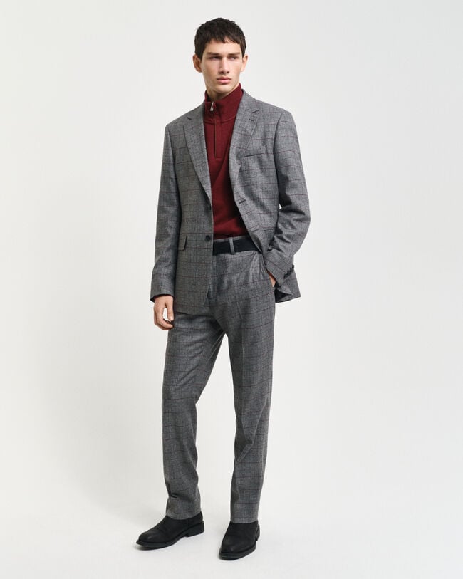 Americana de traje de cuadros