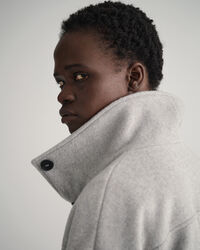 Chaqueta corta de mezcla de lana