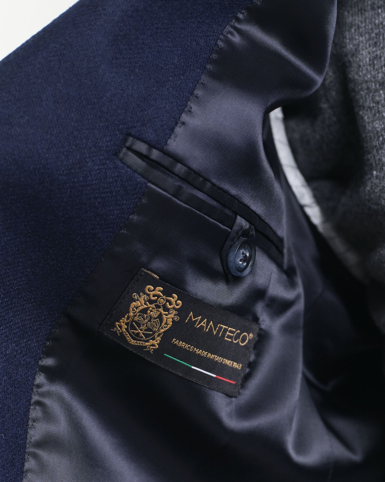 Americana Club de franela de lana Slim Fit