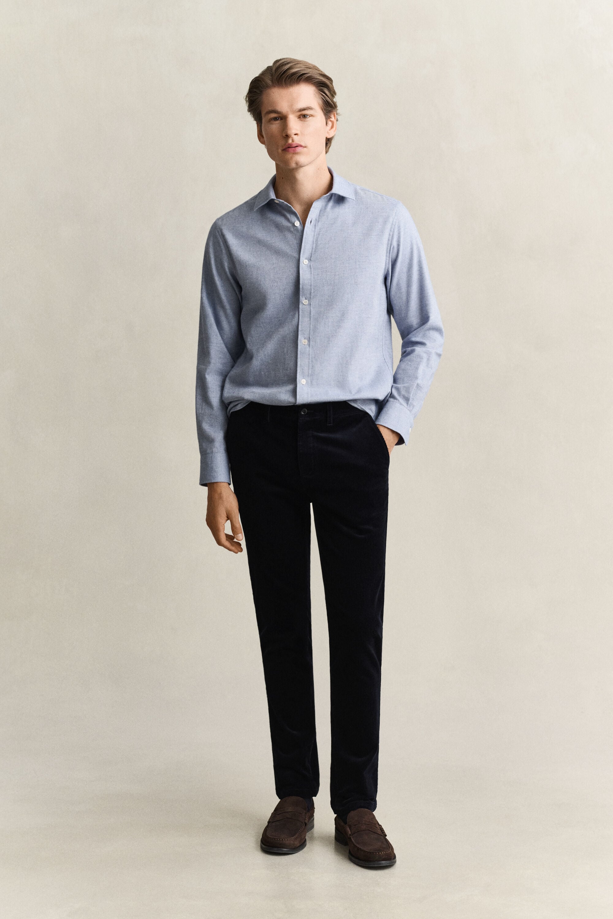 Pantalones chinos Slim Fit de pana