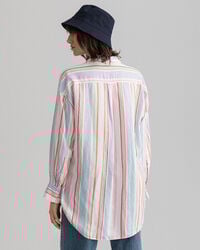 Camisa extragrande con varios diseños de rayas