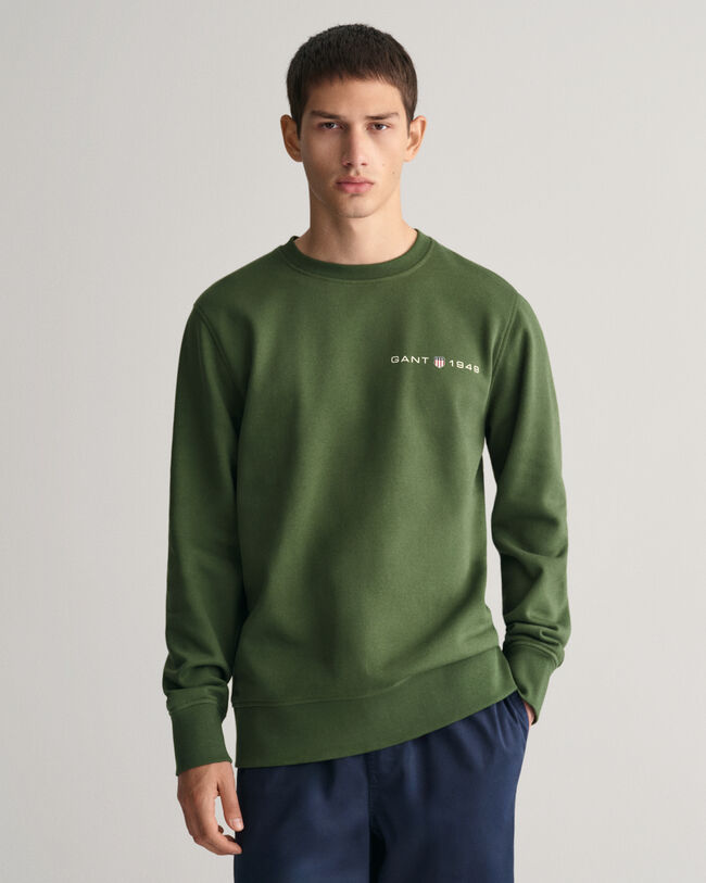 Sudadera de cuello redondo estampada Graphic