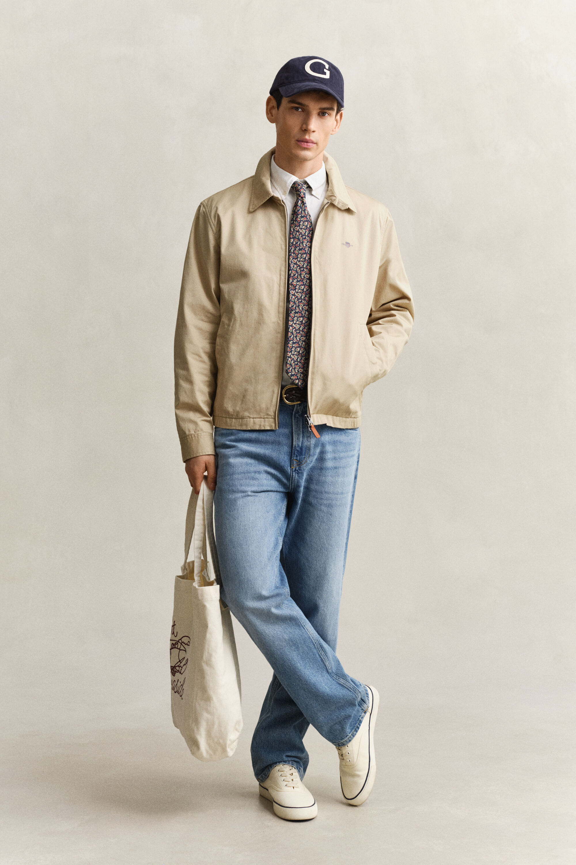 Chaqueta Windcheater de algodón