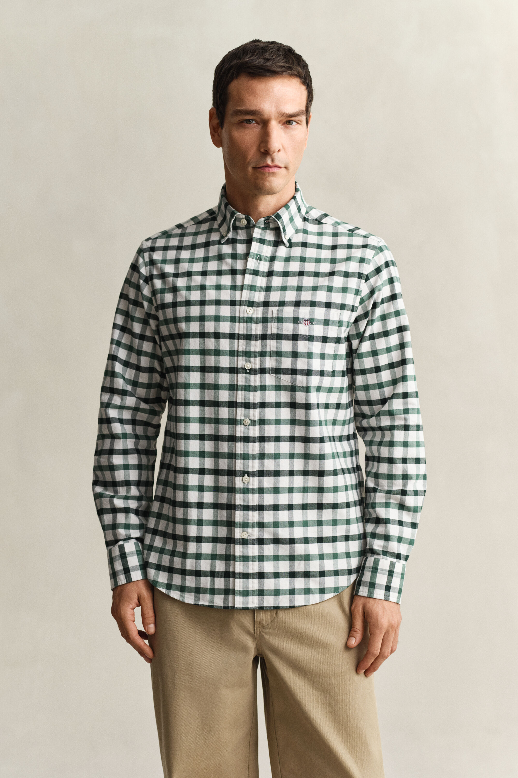 Camisa Oxford Regular Fit a cuadros