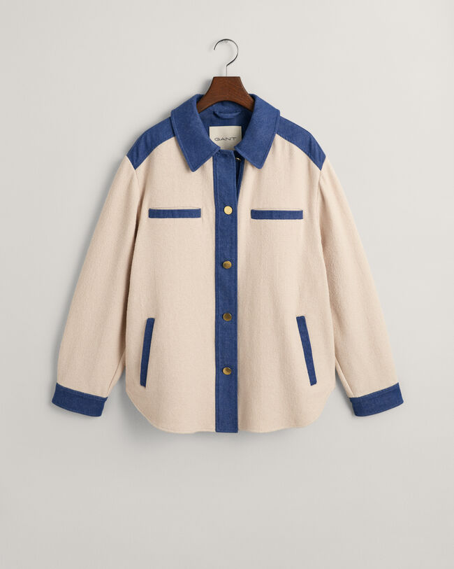 Sobrecamisa con textura