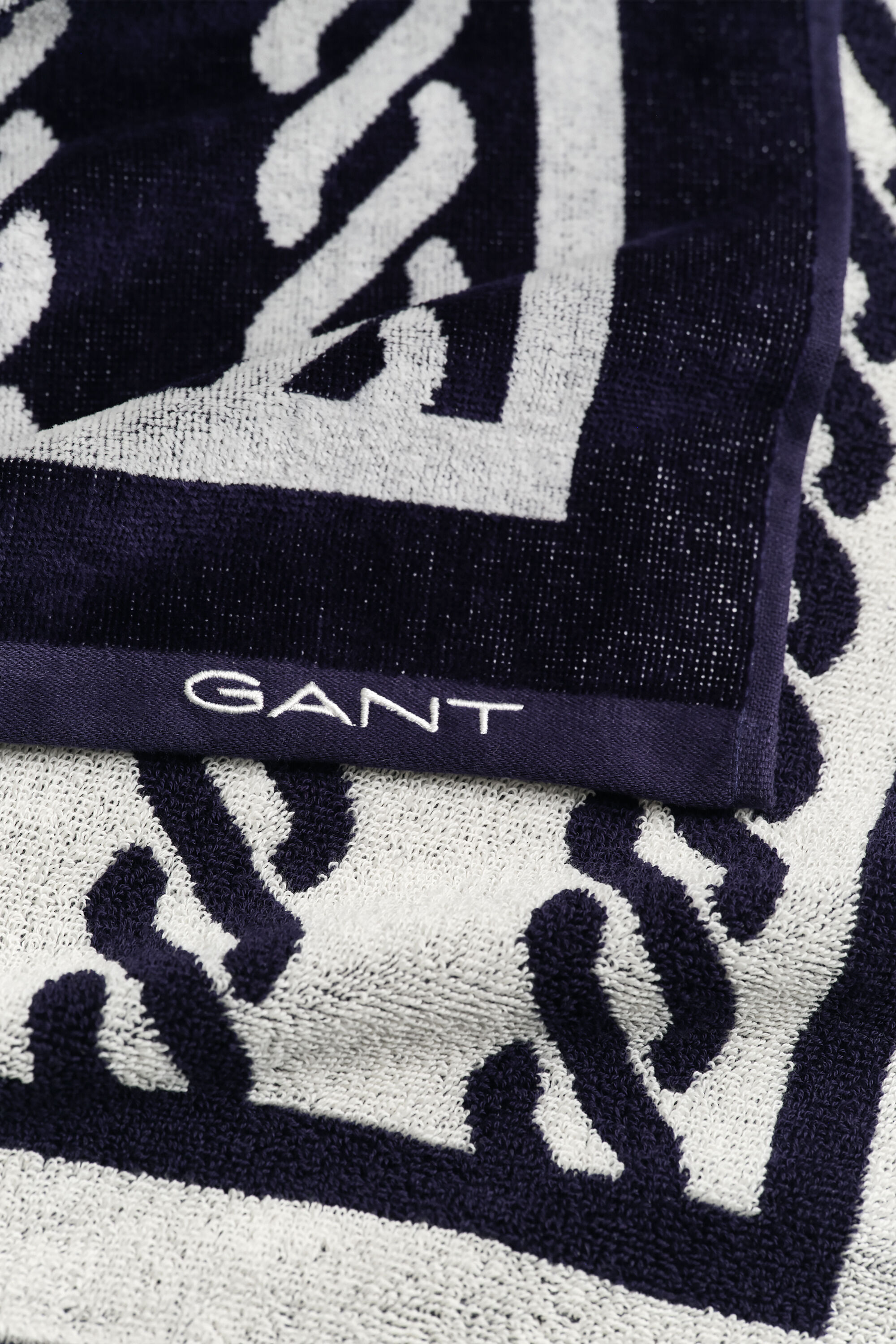 Toalla de playa con estampado de cuerdas