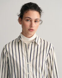 Camisa Regular Fit de gasa de algodón Rope