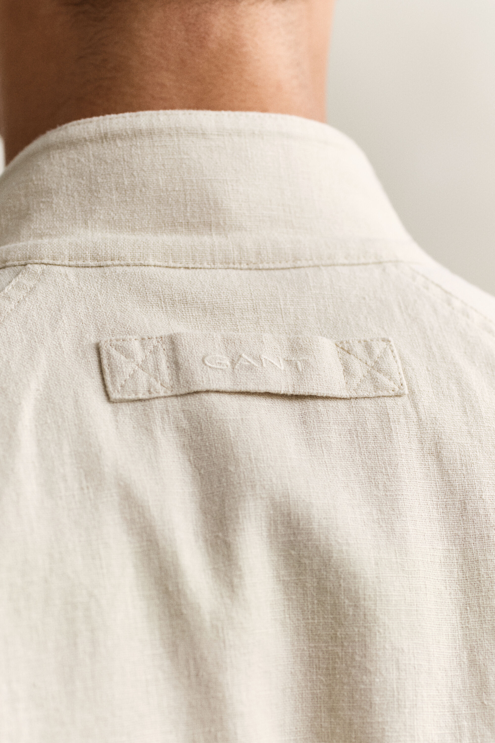 Cazadora Harrington en mezcla de lino