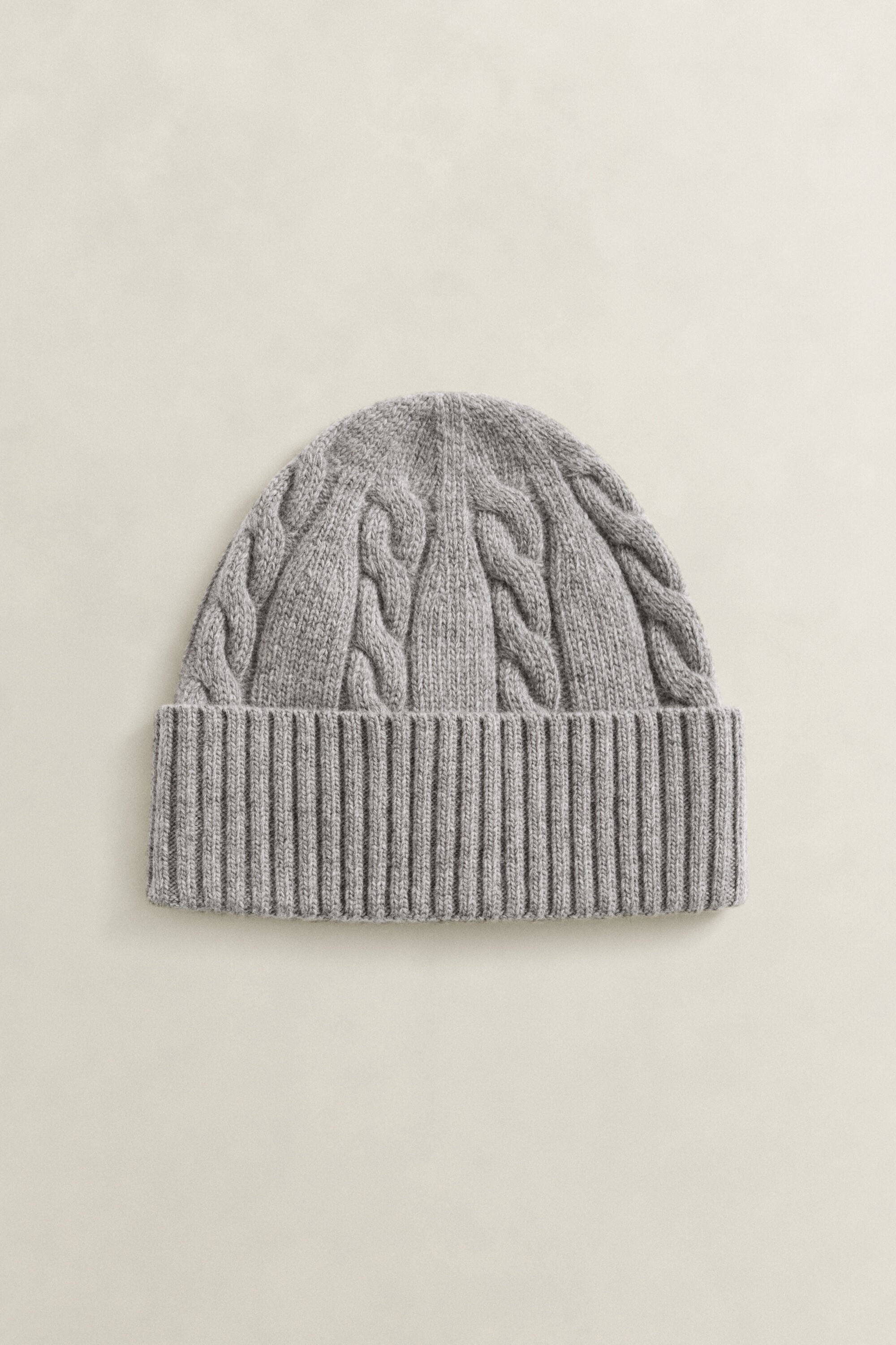 Gorro de punto de ochos de lana de oveja