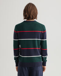 Jersey de cuello redondo y rayas Banner Shield