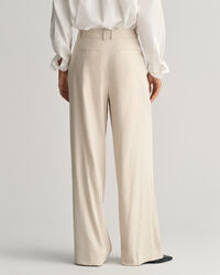 Pantalones de vestir Regular Fit en lino elástico