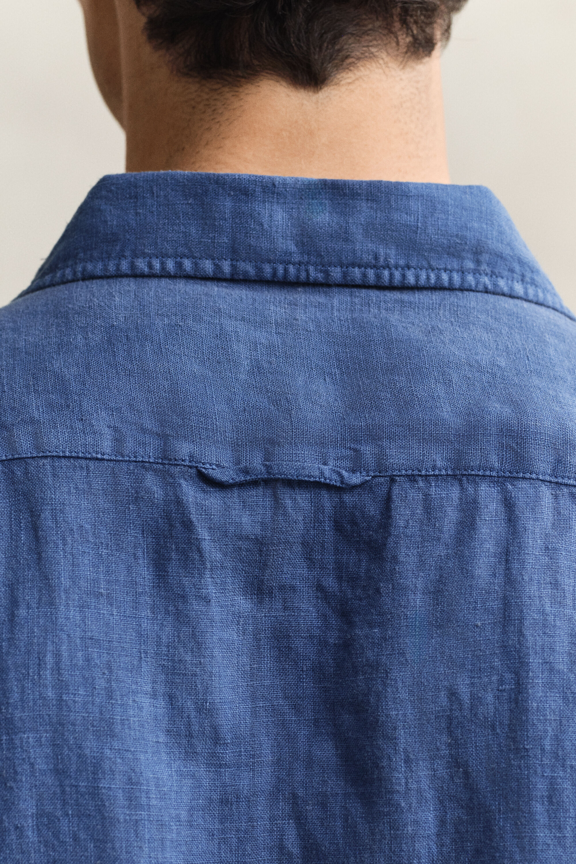 Camisa de lino de manga corta