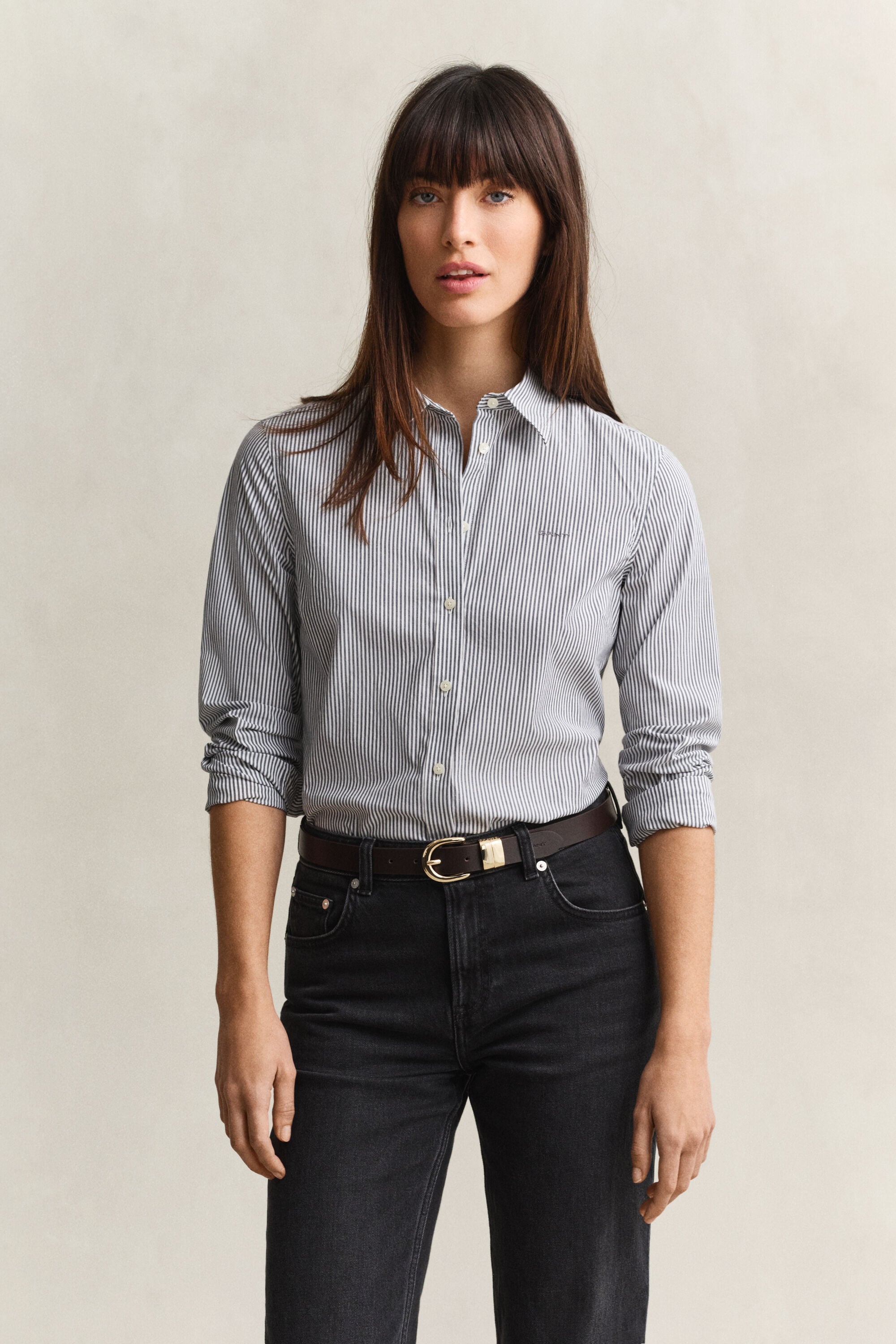 Camisa de popelina a rayas