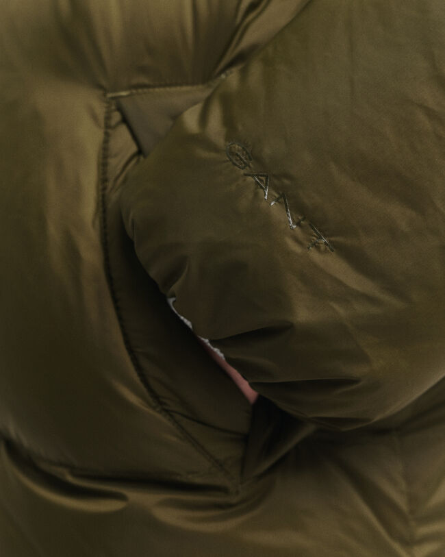 Abrigo de plumón de largo completo