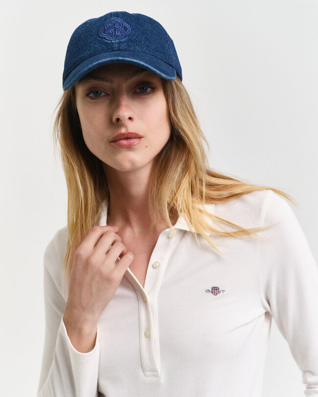 Polo de piqué de manga larga Shield