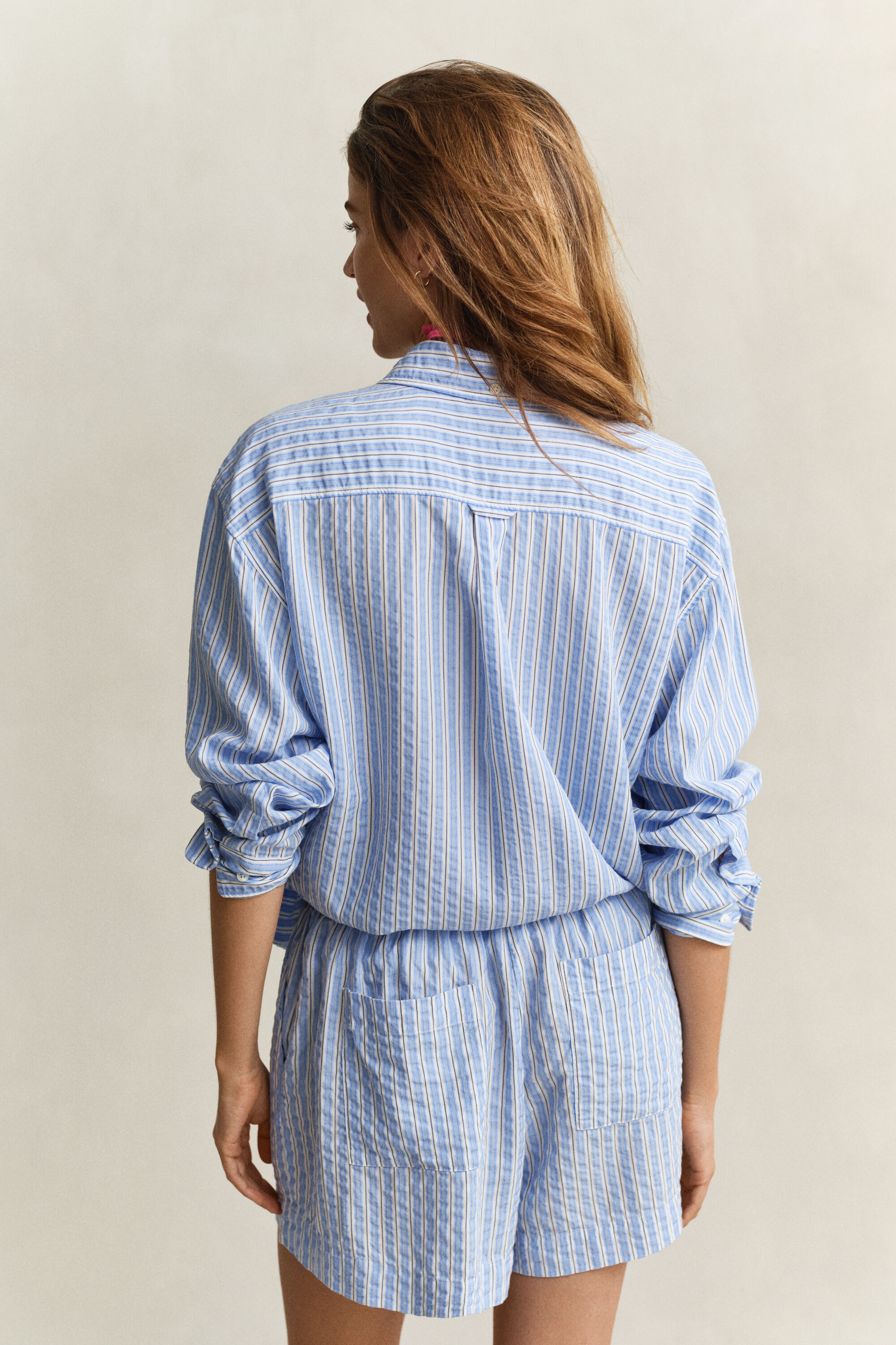 Camisa de sirsaca a rayas