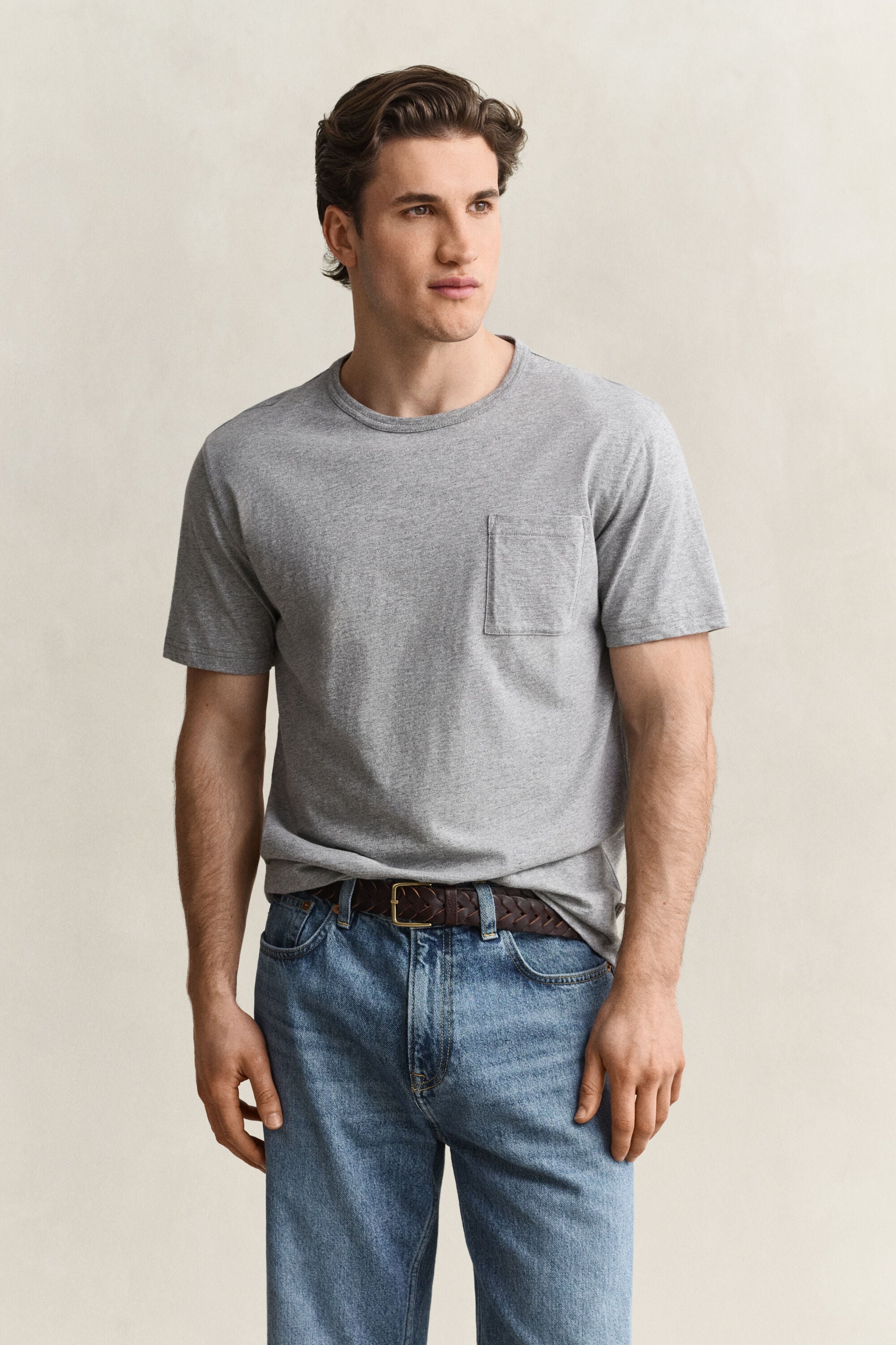 Camiseta jaspeada