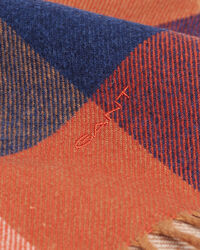 Bufanda de cuadros multicolor