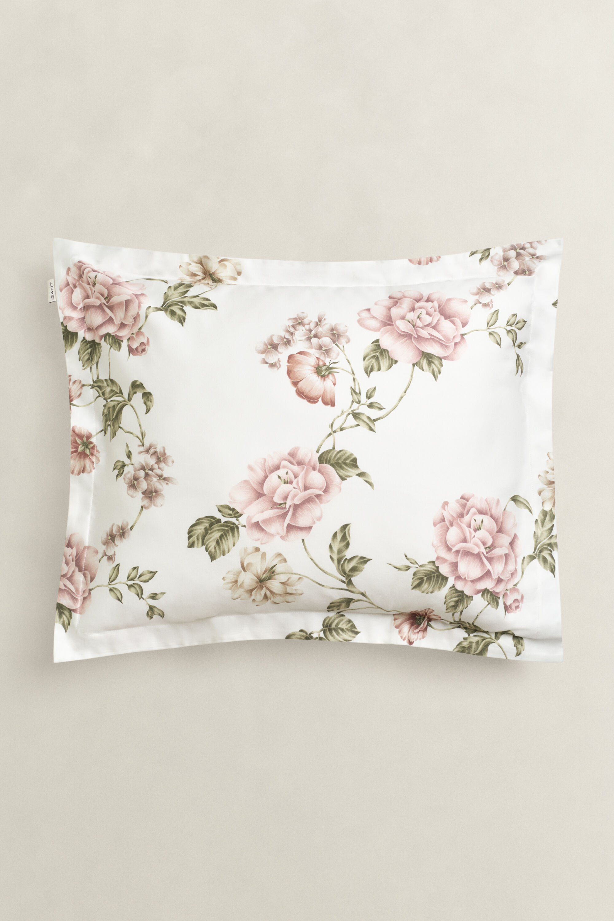 Funda de almohada con estampado floral