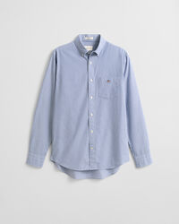 Camisa Regular Fit clásica de popelina a rayas finas