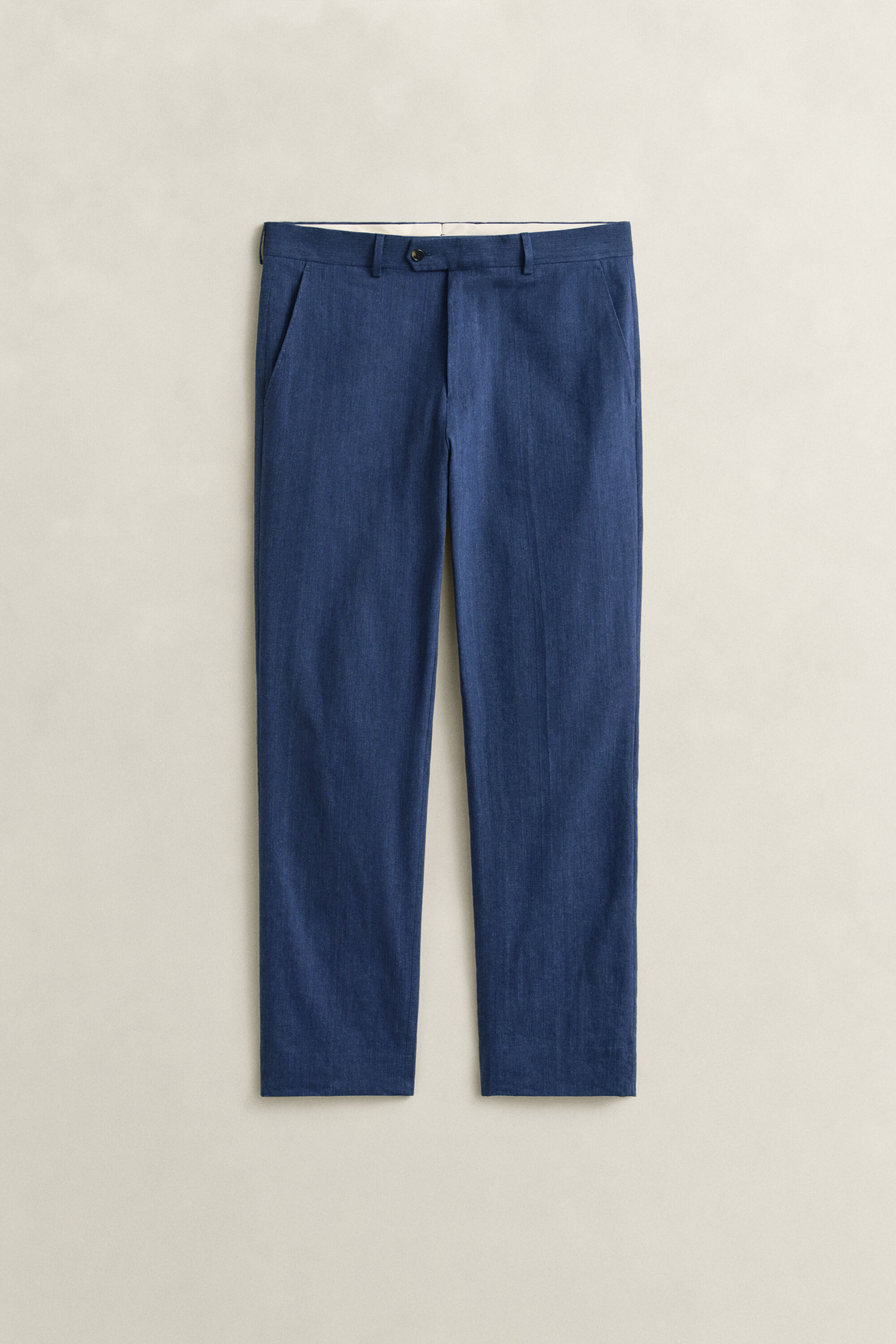 Pantalones de traje de mezcla de lino