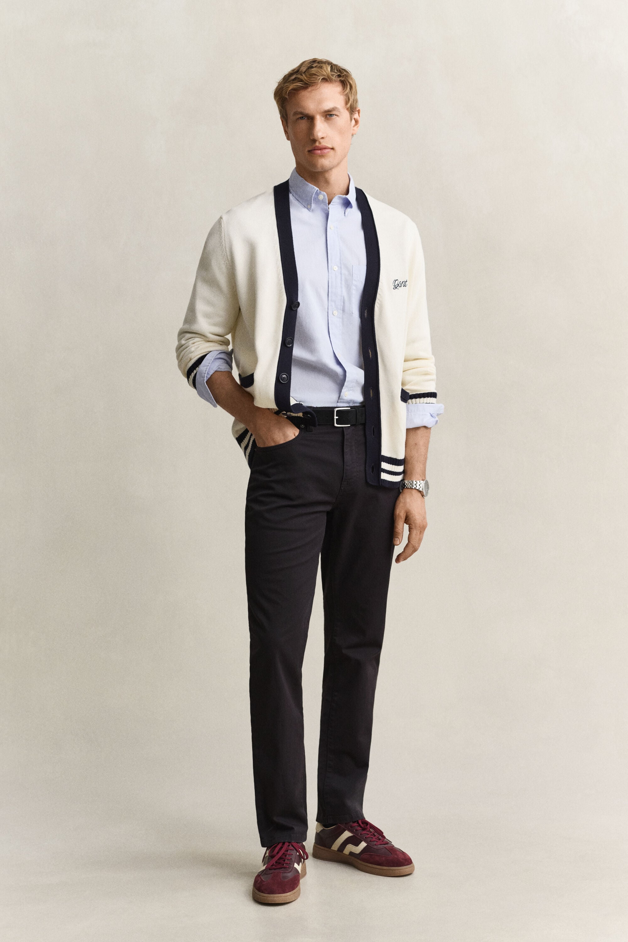 Camisa de popelina Regular Fit clásica