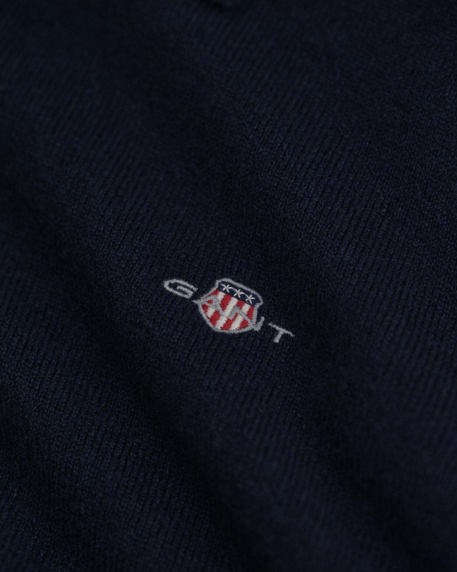 Jersey tipo polo de lana de oveja muy fina