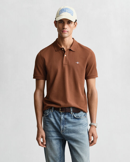 Polo de piqué Regular Fit Shield