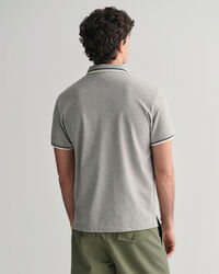 Polo de piqu&eacute; con ribete en dos colores