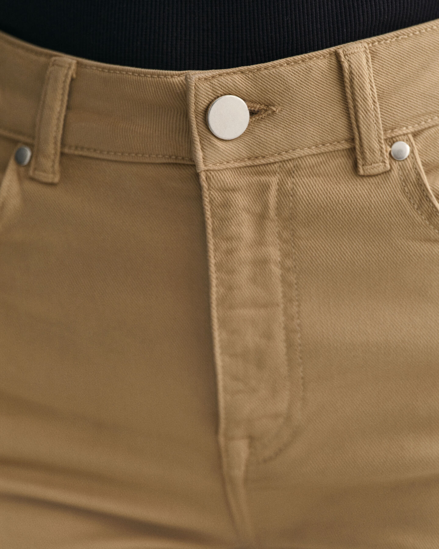 Vaqueros tobilleros de pernera ancha Color