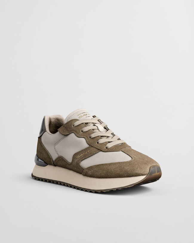 Zapatillas Bevinda de ante y lona de nailon