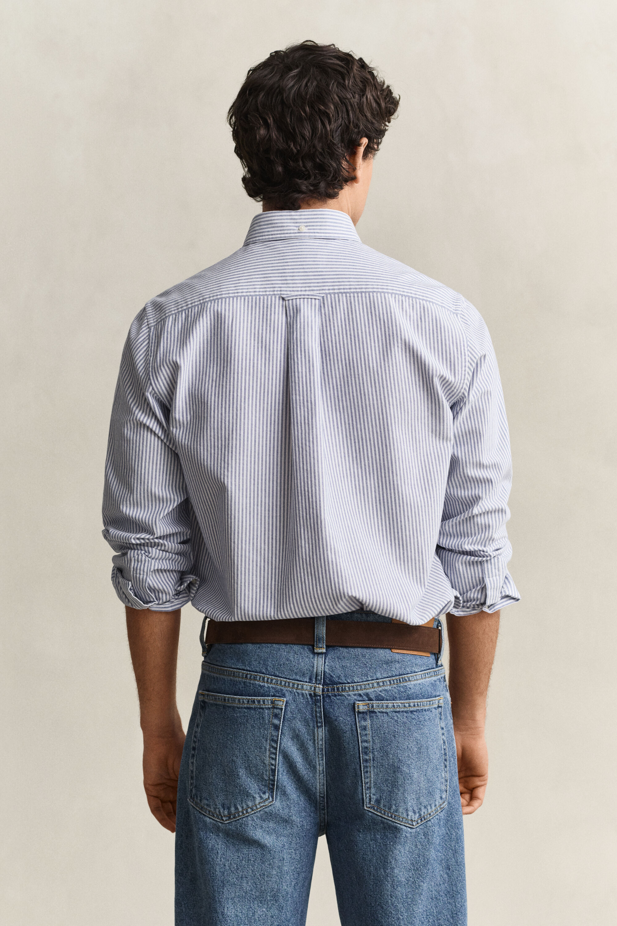 Camisa Oxford Regular Fit clásica de rayas