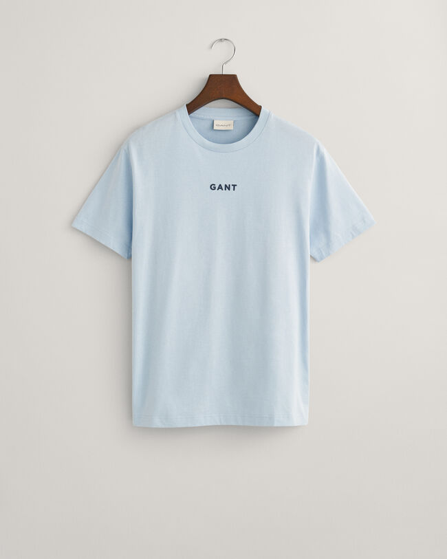 Camiseta GANT Logo pequeño en contraste