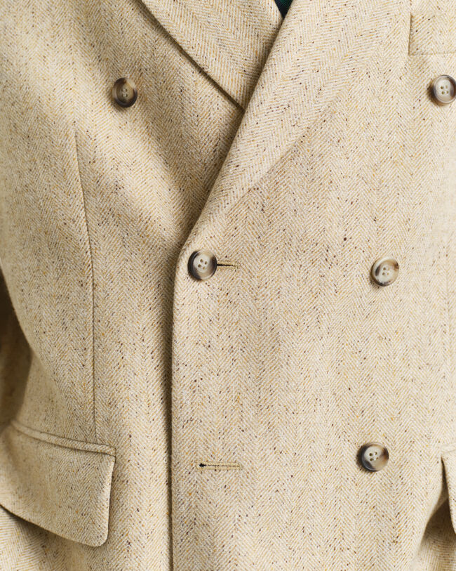 Chaqueta de traje Relaxed Fit con diseño de espiga con nepps