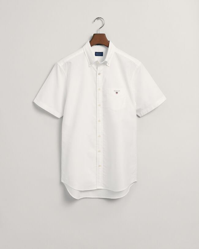 Camisa Oxford Regular Fit de manga corta
