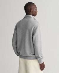 Jersey con media cremallera Waffle Texture