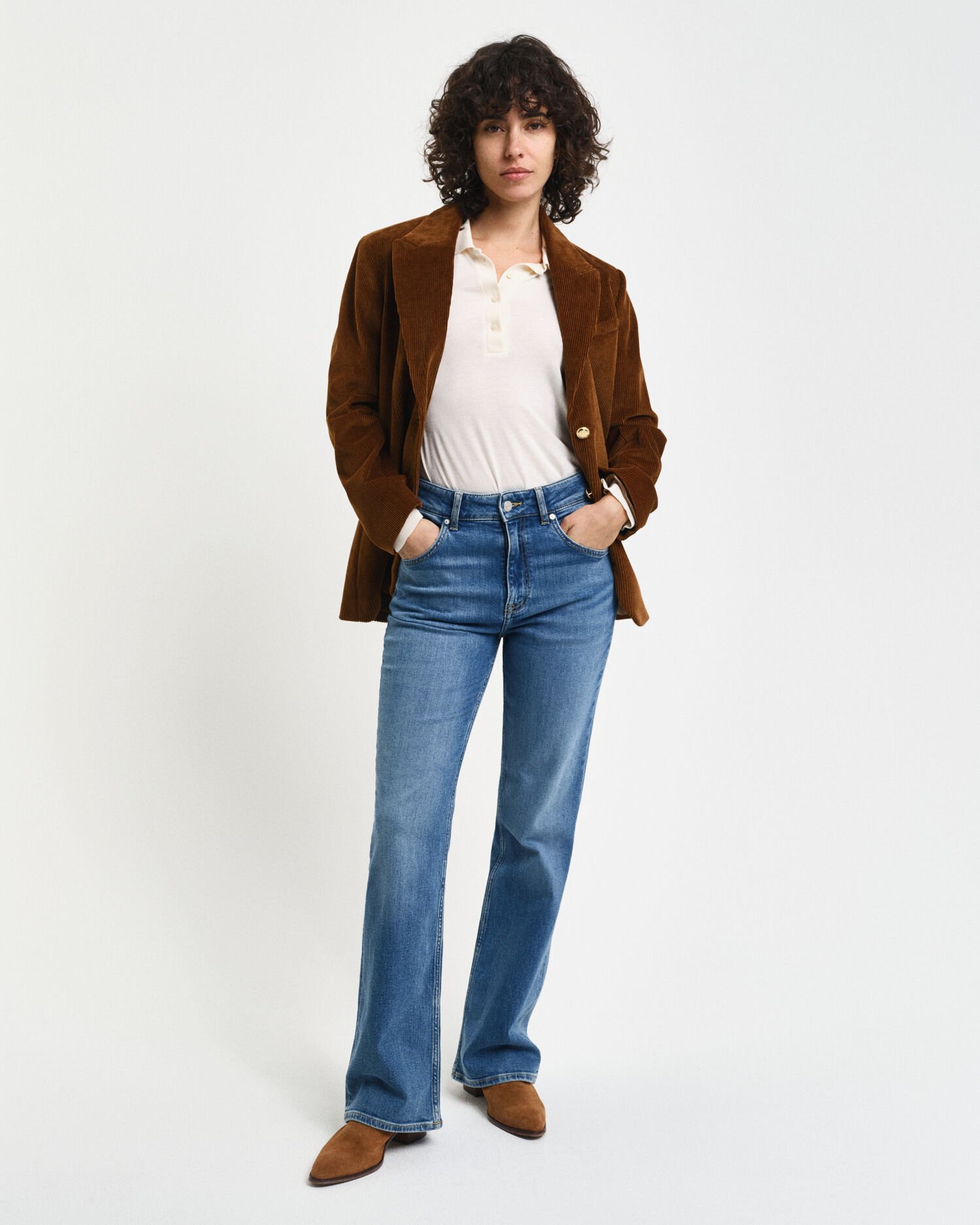 Vaqueros Slim Fit acampanados