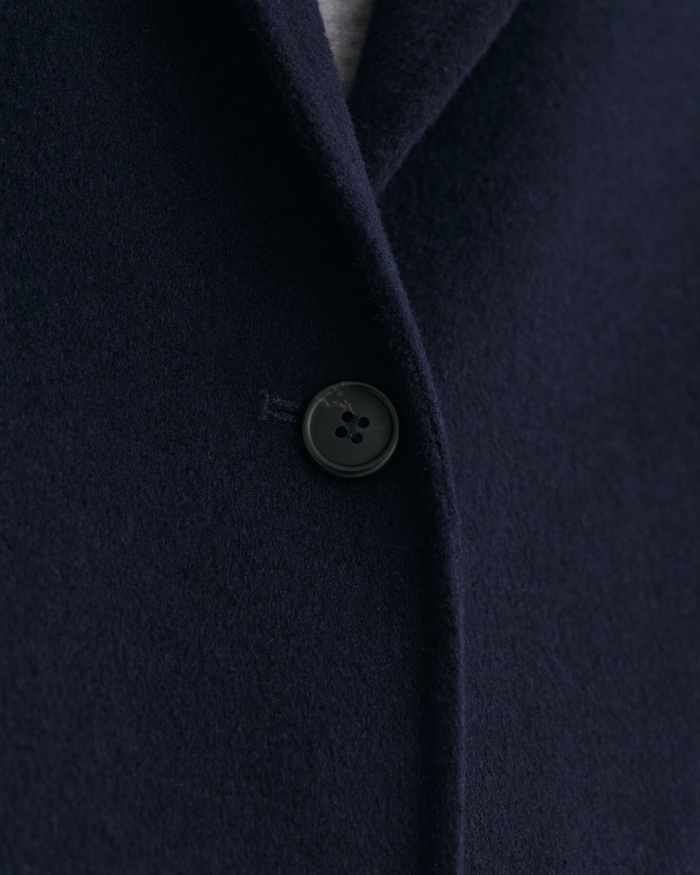 Americana recta cosida a mano